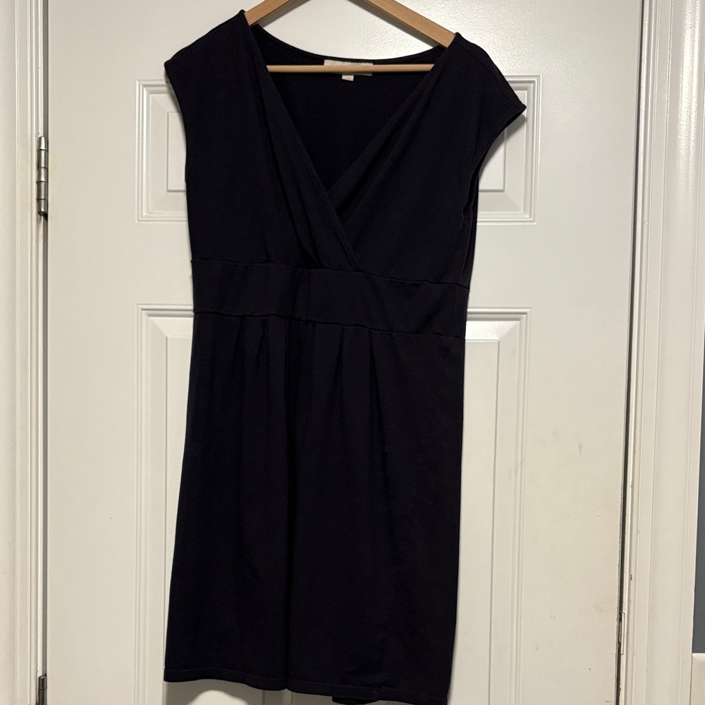 LOFT Classic Navy Midi Dress